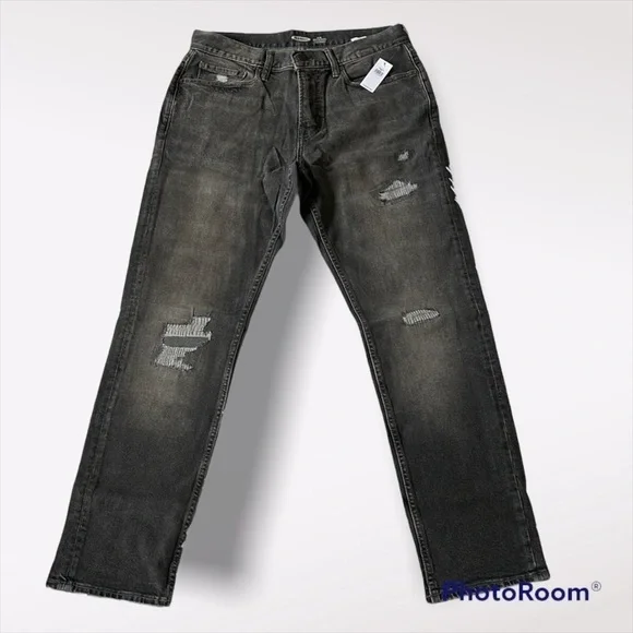 Old Navy Men’s Slim Built-In tough/Flex Ripped Jeans for Men size 32 X 30 - Picture 2 of 14